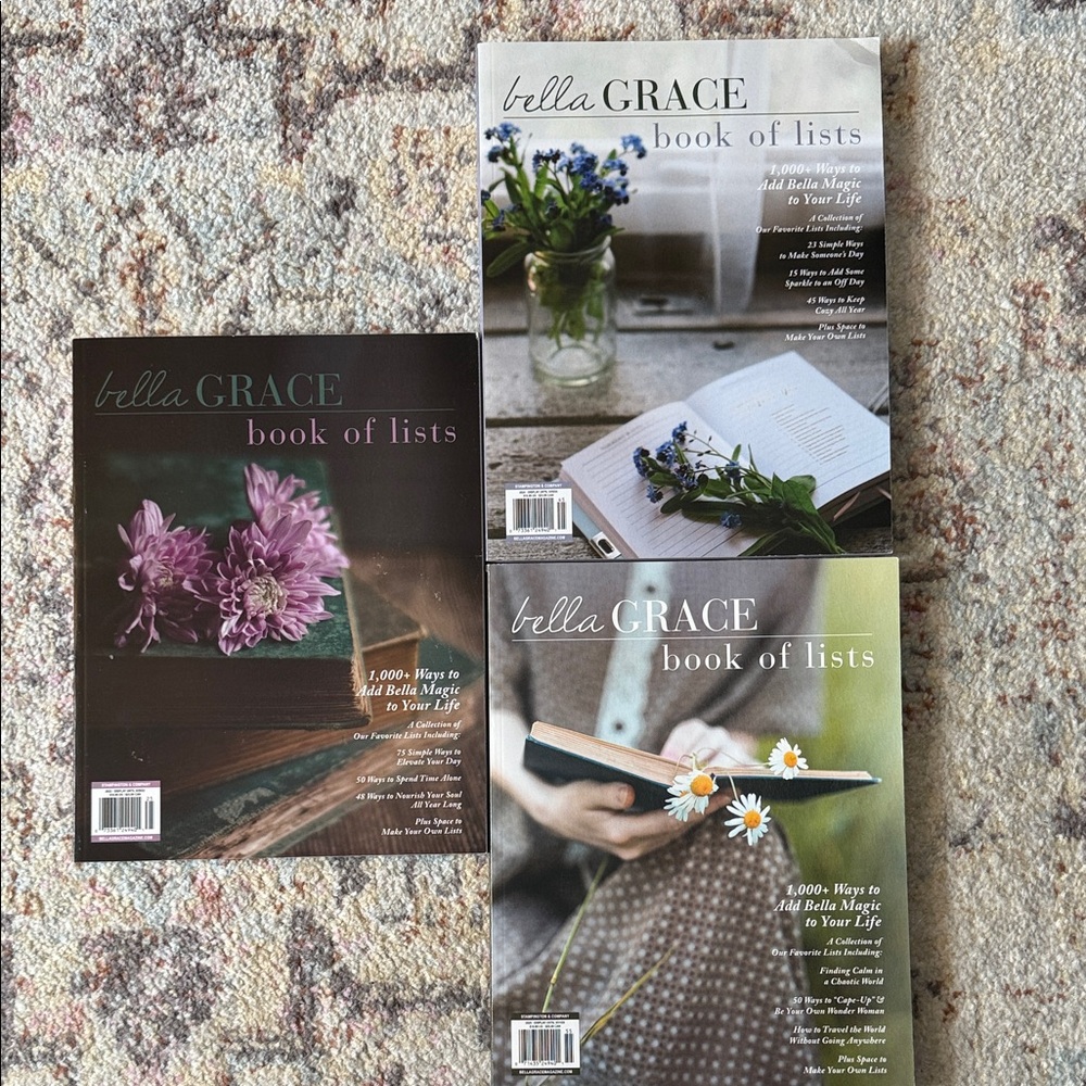 Book of Lists - Set of 3